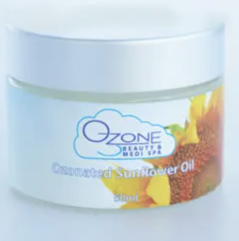 Ozonated oil ozone sunflower oil